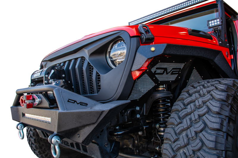 Jeep Wrangler JL Grill - DV8 Offroad - Angry - Black - `18-`27